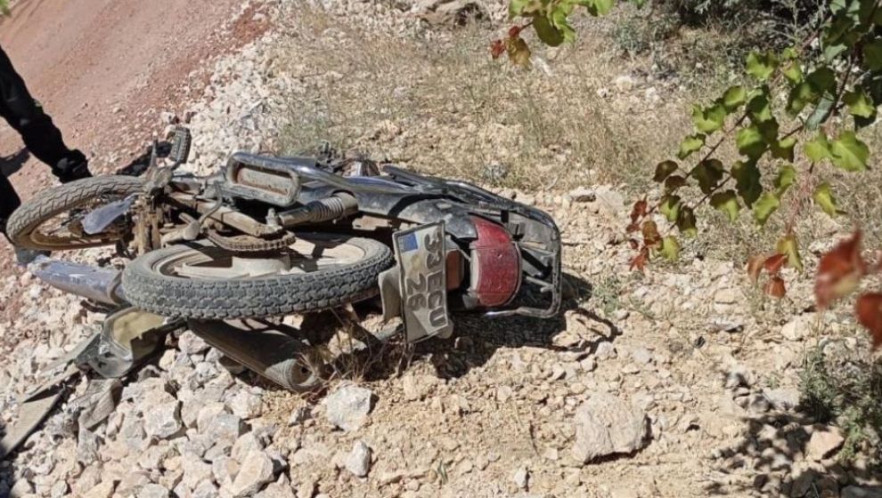 Beton Mikseri İle Motosiklet Çarpıştı