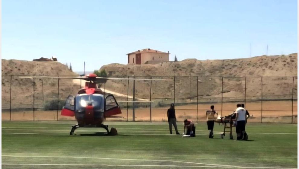Kalp Krizi Geçirdi, Helikopterle Nakledildi