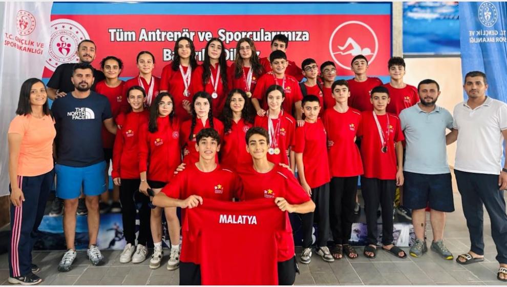 Malatya Yüzme Takımı Doğu Anadolu Bölge Birincisi