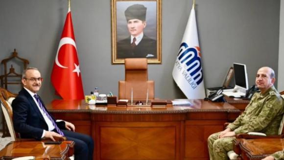 Genelkurmay 2. Başkanı Olan Orgeneral Ergün, Vali Yavuz'a Veda Etti