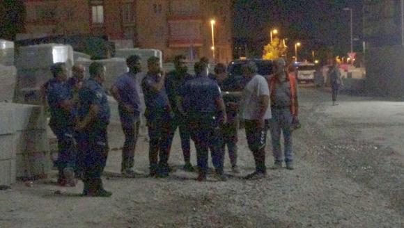Şantiyede Taşlı Sopalı Kavga.. 4 Yaralı!.