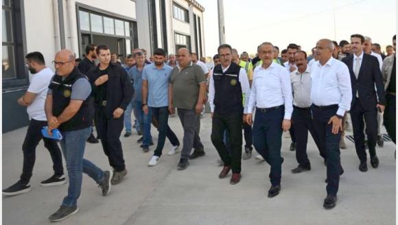 Vali ve Başkan, 'Kışla Sanayi'de İnceleme Yaptı