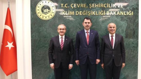Vali ve Büyükşehir Başkanından Ankara'da Ziyaretler