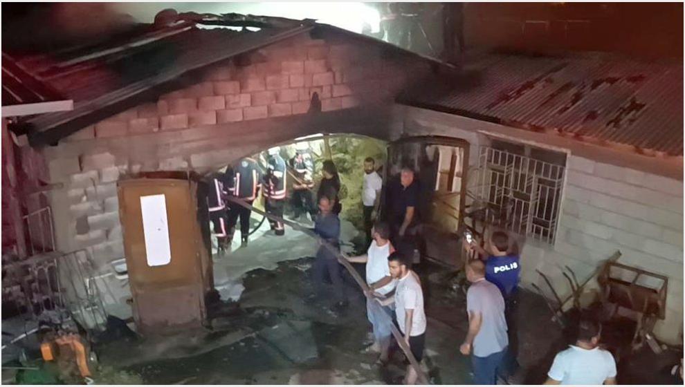 Eskimalatya'daki Yangın Paniğe Neden Oldu