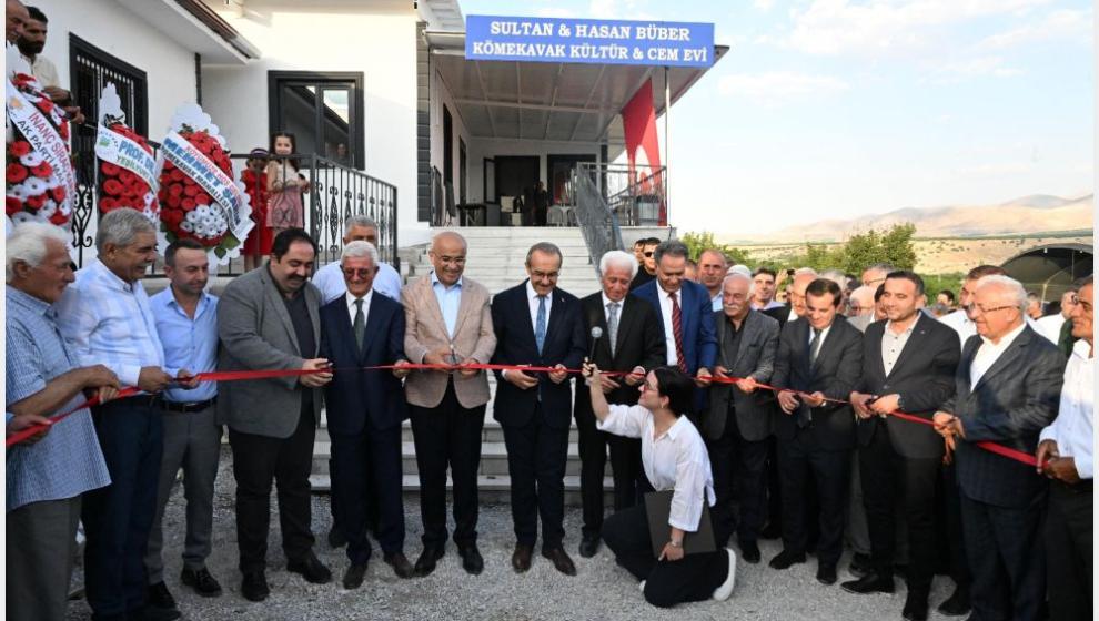 Kömekavak Kültür ve Cem Evi Törenle Açıldı