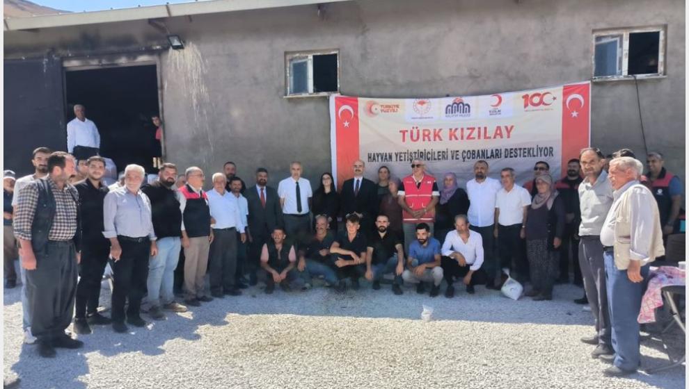 Kızılay'dan Küçükbaş Hayvancılık Yapanlara Destek
