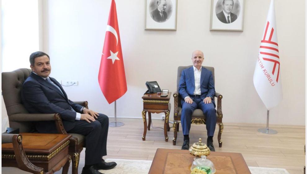 MTÜ Rektörü Bentli'den Yeniden Atanan YÖK Başkanına Ziyaret