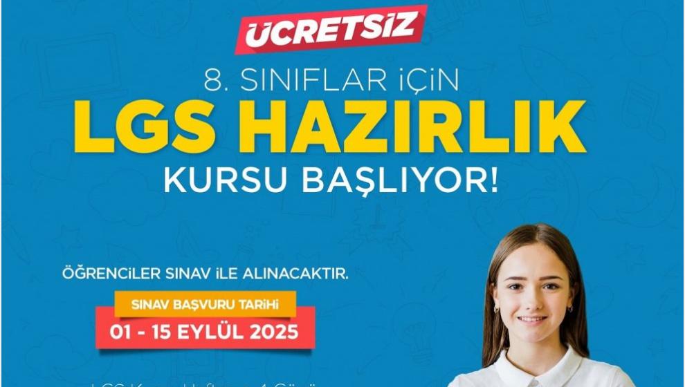 Yeşilyurt Belediyesi'nden Ücretsiz LGS Kursu