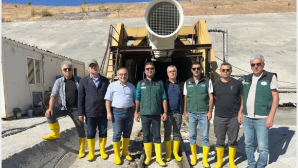 DSİ Yetkililerinden Yoncalı İsale Tünelinde İnceleme