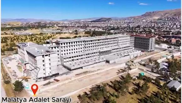 'Malatya Adalet Binası Yüzde 61 Oranında Tamamlandı'