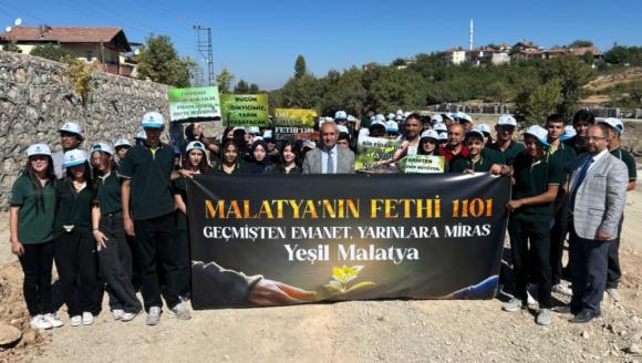 Malatya'nın Fetih Yıl Dönümünde 1101 Fidan Dikildi