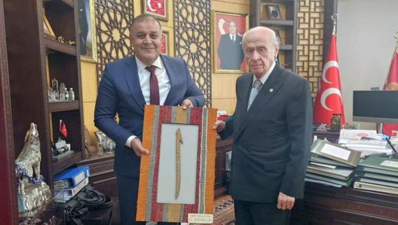 MHP İl Başkanı Gök, Devlet Bahçeli'yi Ziyaret Etti