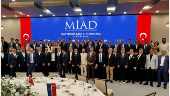 MİAD'ın Ankara Şubesi 1'inci Yılını Kutladı