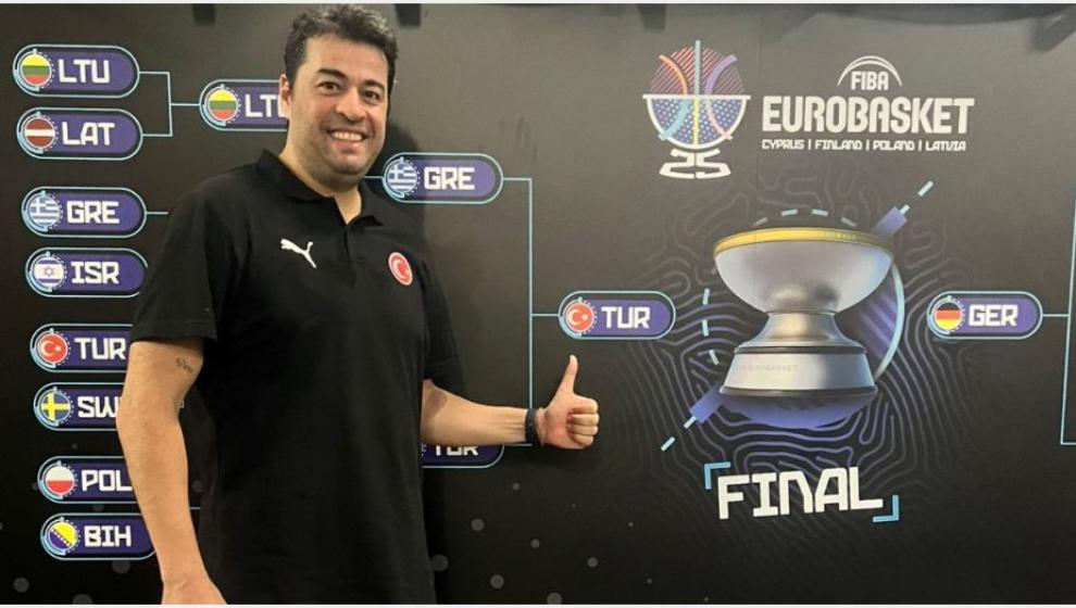 Avrupa 2'ncisi Erkek Basketbol Milli Takımındaki Malatyalı Antrenör