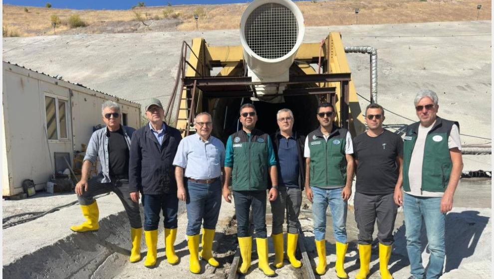 DSİ Yetkililerinden Yoncalı İsale Tünelinde İnceleme