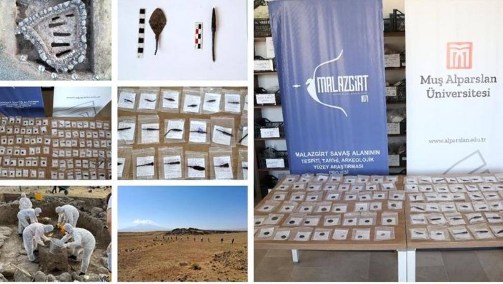 Malazgirt'in İzini Süren Uzmanlar 1000'in Üzerinde Metal Savaş Objesi Buldu