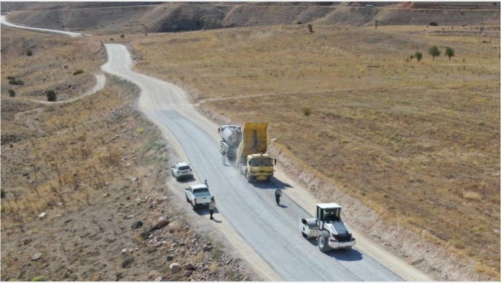 Uzunhasan'a 10 Metre Genişliğinde 7 Km.'lik Yol Yapıldı