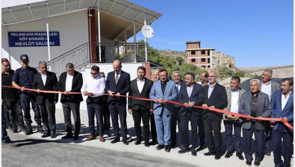 Yalınkaya'da Yaptırılan Cami ve Köy Konağı Açıldı