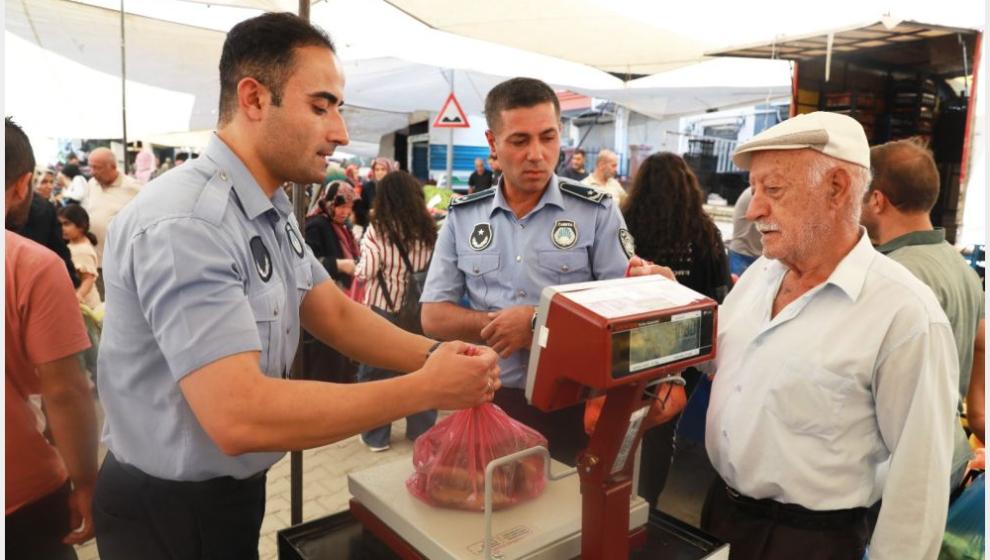 Zabıtadan Pazar Çıkışı Hassas Terazili Denetim