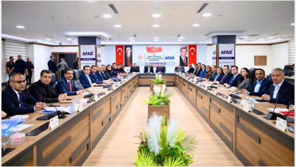 Afet Koordinasyon Toplantısı Bakan Yardımcısı Başkanlığında Yapıldı