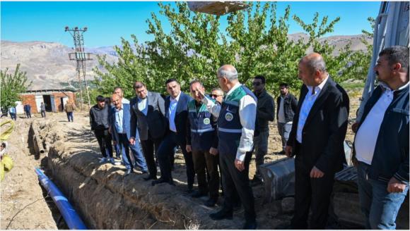 Büyükşehir'den Kapalı Sulama İçin 250 Bin Metre Boru Desteği