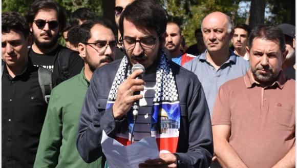 İnönü Kampüsünde İsrail'in Sumud Filosuna Saldırısına Tepki..