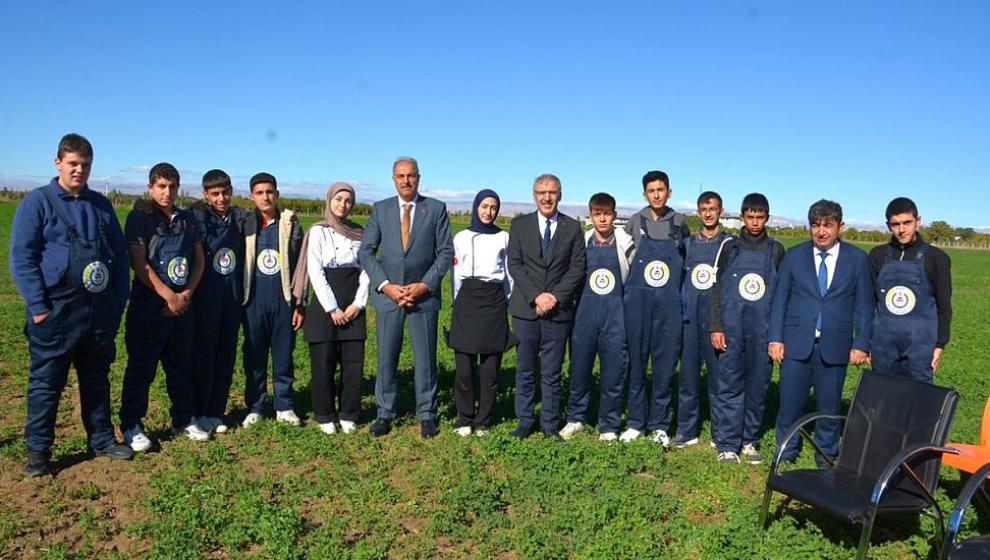 Anadolu Lisesinde Mısır Hasadı Yapıldı