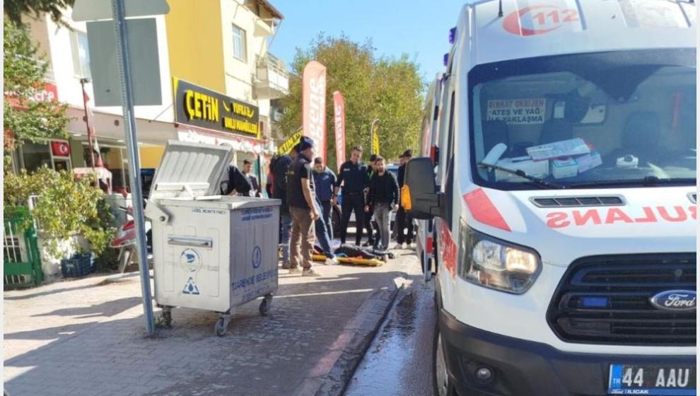 Otomobilin Çarptığı Motosikletli Yaralandı