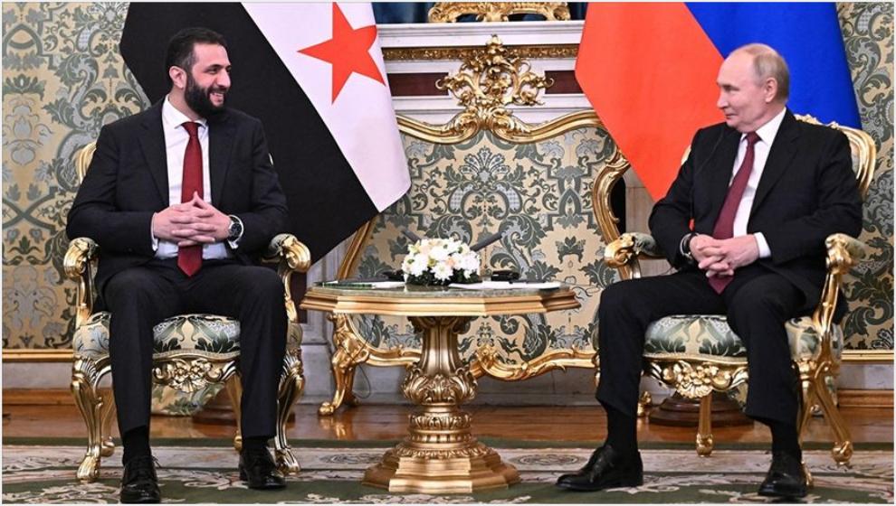 Rusya Devlet Başkanı Putin, Moskova'da Şara İle Görüştü