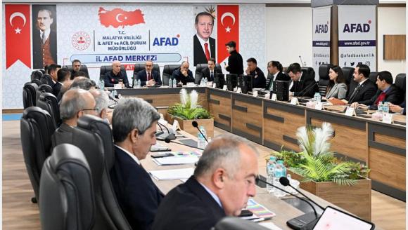 İl Afet Risk Azaltma Planı ToplantısıYapıldı