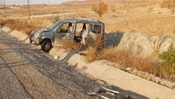 Sulama Kanalına Çarpan Araçta 1 Kişi Yaralandı