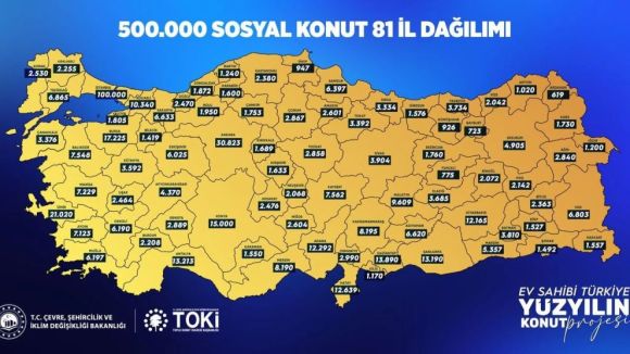 TOKİ'nin 500 Bin Sosyal Konut Projesine Başvuru 10 Kasım'da Başlıyor
