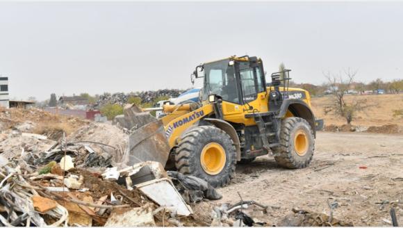 Yeşiltepe'ye Dökülen Hafriyat Kaldırıldı