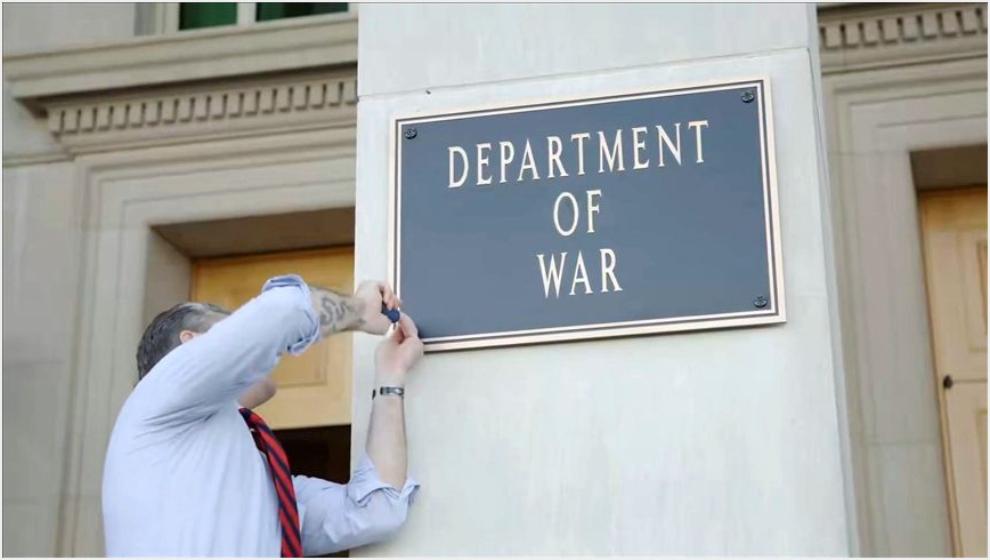 ABD Savunma Bakanlığı 'Savaş Bakanlığı' Oldu