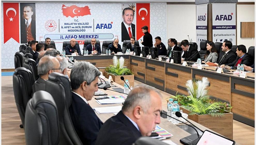 İl Afet Risk Azaltma Planı ToplantısıYapıldı