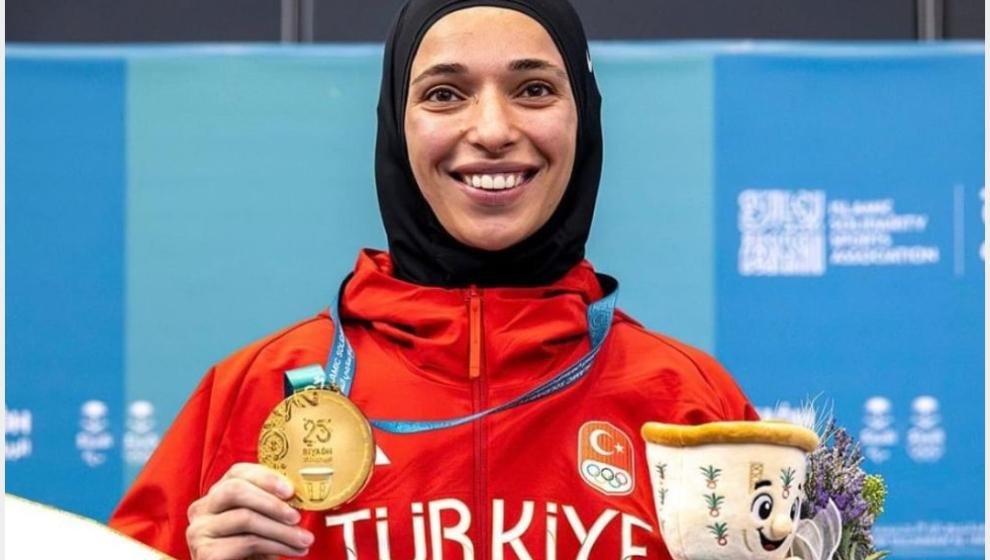 İnönü'lü Rabia, S. Arabistan'daki İslami Dayanışma Oyunlarında Şampiyon