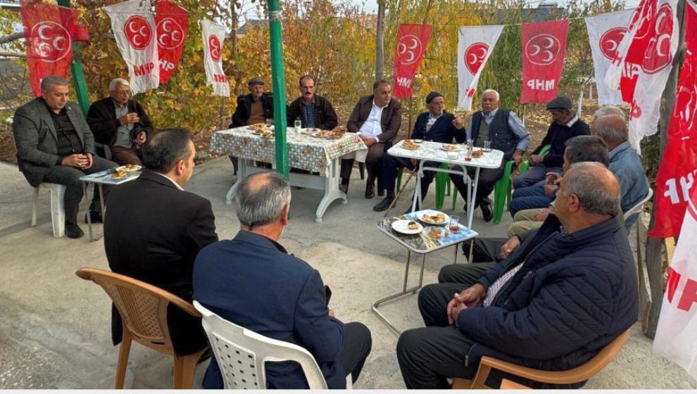 MHP'den Yazıhan, Arguvan ve Kale Ziyaretleri