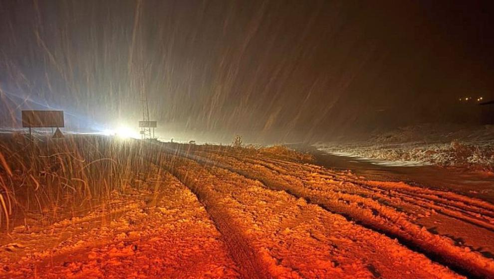 Yoğun Kar Yağışı Malatya'da Etkili Oluyor, Sivas Yolu Kapandı