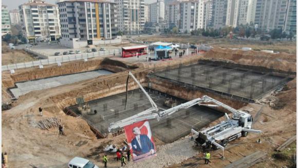 200 Milyon TL'ye Mal Olacak Tecde Spor Kompleksi'nin Temeli Törenle Atıldı