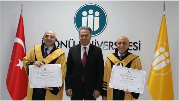 İnönü Üniversitesi'nde İki Doçent Profesörlüğe Yükseldi