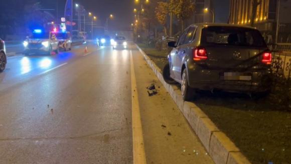 Köpeğe Çarpmamak İsterken Kaza Yaptı