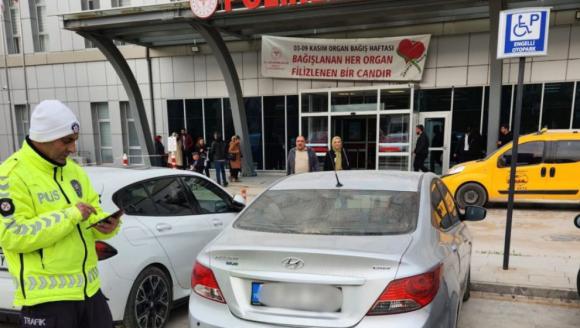 Trafik Ekiplerinden 'Engelli Oto Park İşgali' Denetimi