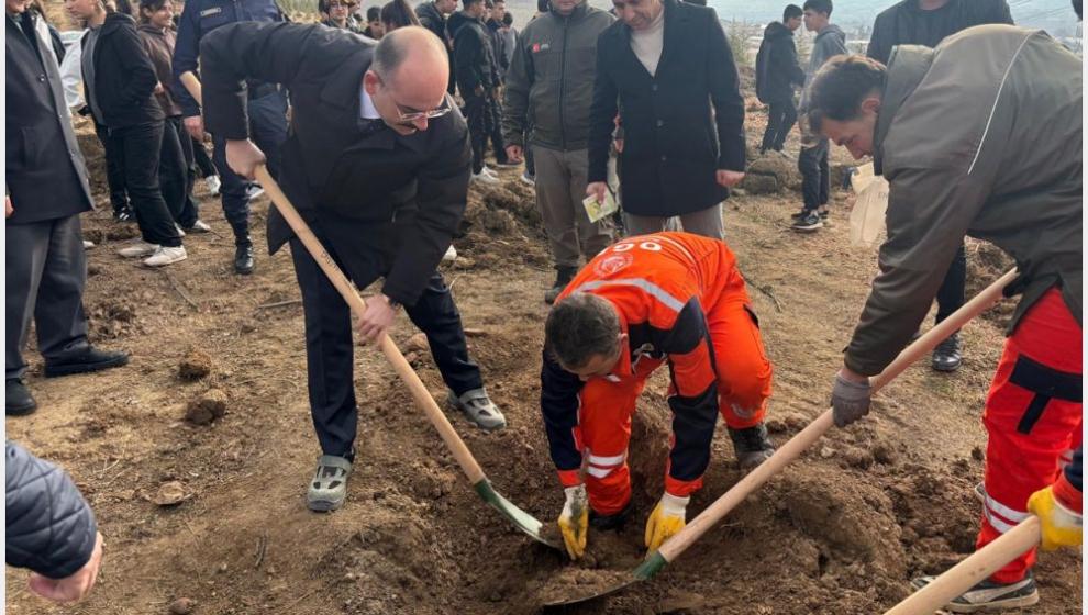 'Doğa Bizim İçin Önemli' Projesinde Fidan Dikimi