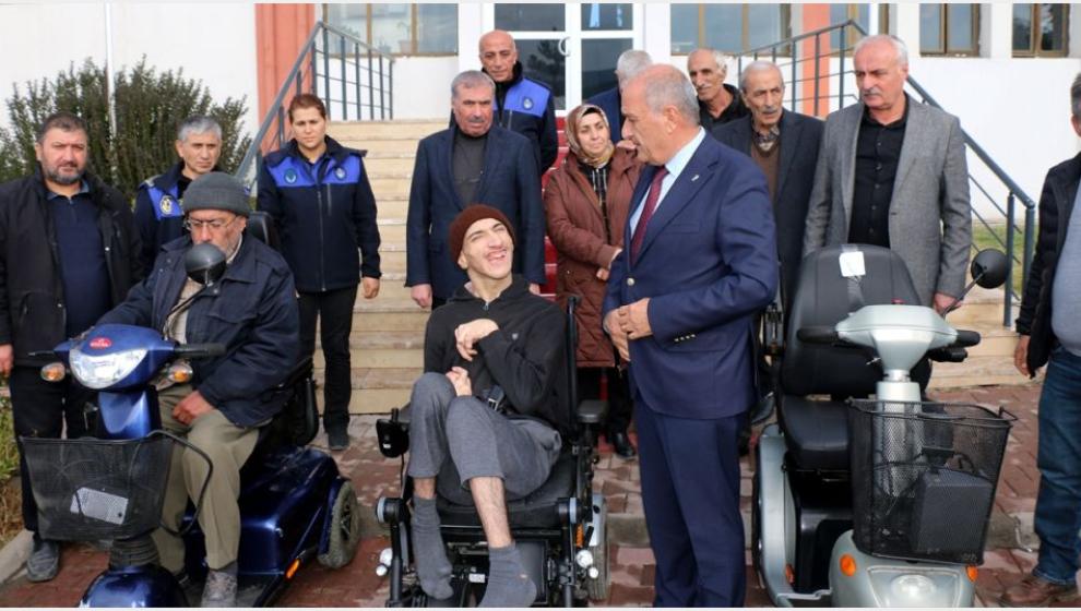 Hekimhan'da 3 engelli Vatandaşa Akülü Tekerlekli Sandalye