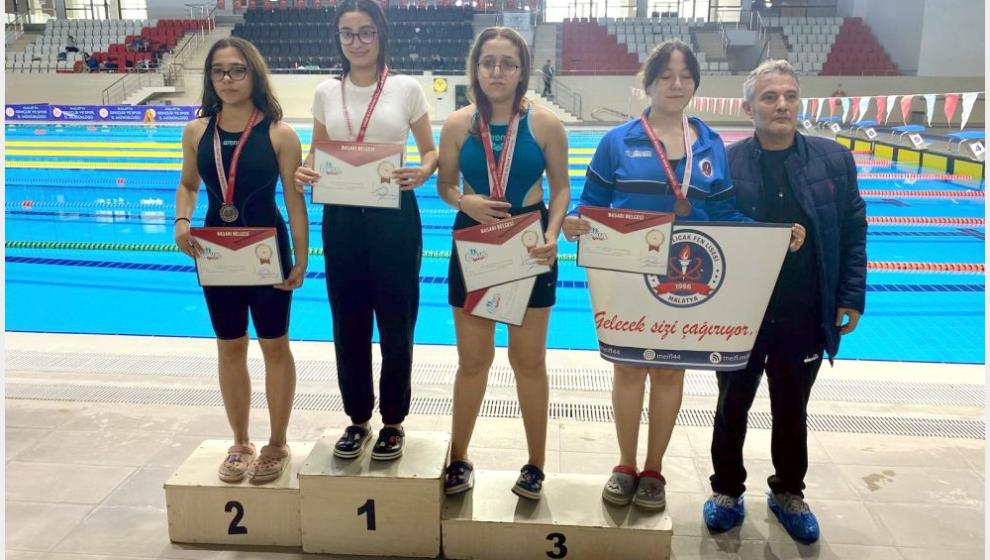 Malatya Genç Kız ve Erkek Yüzme İl Şampiyonası Sona Erdi