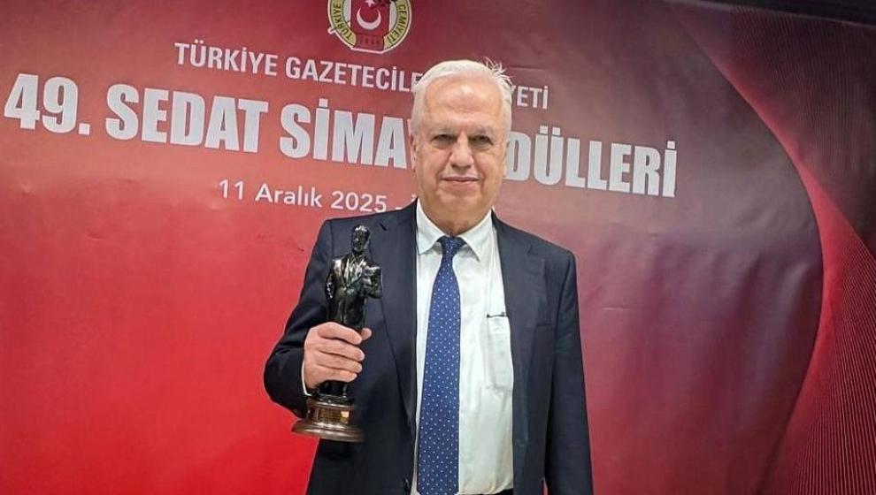 Prof.Dr. Sezai Yılmaz'a TGC Sedat Simavi Ödülü