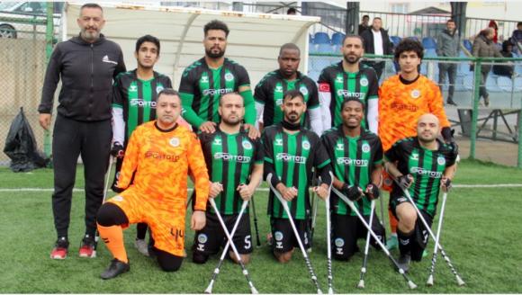 Büyükşehir Belediye Ampute Futbol Takımı İzmir'de Galip Geldi