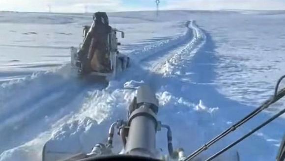 Darende'de Karla Mücadele Çalışmaları Sürüyor