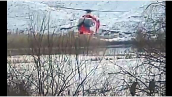 Helikopter Mahsur Kalan Avcı İçin Havalandı