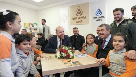 İlim Yayma'nın Kütüphanesi Bilal Erdoğan'ın da Katılımıyla Açıldı